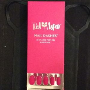 Red Aspen Kristen Won the Orchid Crown nail dashes